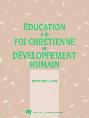 cover image of Éducation à la foi chrétienne et développement humain